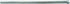 2" x 12" Brass Bullnose Faucet Riser Supply Line, Polished Chrome, Westbrass D121-26, 1 Count
