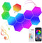 Smart Hexagon Light 8 Pack - APP+Remote Control, Music Sync RGB Wall