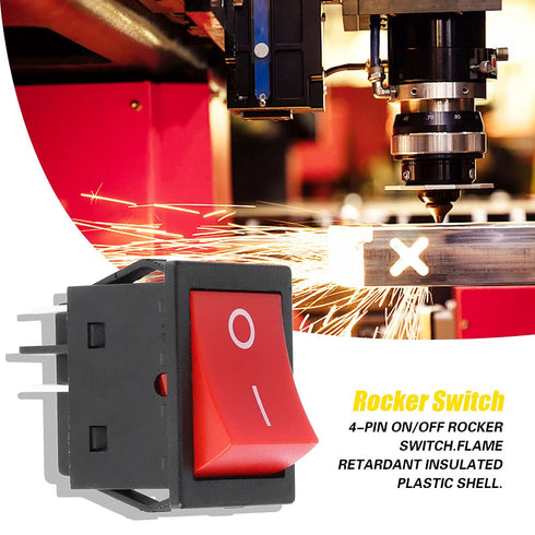 Switch, 120V AC/250V AC 30A Welder Welding Machine, 4-Pin 2 Position Toggle Switch (1PCS)