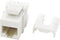 Legrand - OnQ RJ45 Keystone Insert, Cat 5e Keystone Jack, 10 Pack, Terminate with Punchdown Tool, White