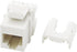 Legrand - OnQ RJ45 Keystone Insert, Cat 5e Keystone Jack, 10 Pack, Terminate with Punchdown Tool, White