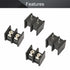Fielect 20Pcs 300V 25A 10mm Pitch 2P PCB Screw Terminal Block Connector, Black