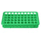 YOKIVE Polypropylene Test Tube Rack Holder, Great for 18mm Lab Test Tube, Green, 50-Sockets