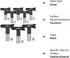 8 Pcs Reversible Spray Tip Nozzles for Airless Paint Sprayer, Tips for Airless Spraying Machine Parts