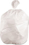 Boardwalk 4046EXH Waste Can Liners, 40-45gal, 40 x 46.6mil, White, 25 Bags/Roll,