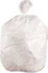 Boardwalk 4046EXH Waste Can Liners, 40-45gal, 40 x 46.6mil, White, 25 Bags/Roll,