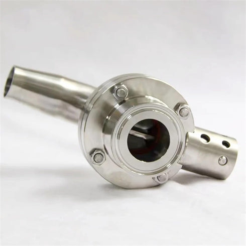 XYNLHZQ 1-1/2" 19-38mm SS304 1.5" elbow Product(38mm) Stainless Steel Sanitary one side Tri Clamp one side Butterfly
