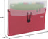 Five Star Expanding File with Removable Files, 7-Pocket Expandable File Folder, 13" x 10-1/4", Red (73944)