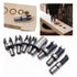8Pcs Wood Plug Cutter Drill Bit Set, High Carbon Steel Titanium Coated Woodworking Chamfer Bits