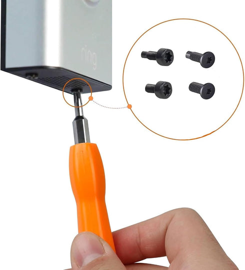 KPPTYTY 2 3and Pro(16 Doorbell Screws, Replacement Security Screws Compatible with Video Doorbell and Pro, Video