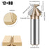 Waningmoto R8 6mm 8mm 12mm 1/4" 1/2" Cabinet(12*R8) Arc Bending Integrated Knife Shank Woodworking Router Bit Arc