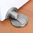 Magnetic Door Stop - Brushed Satin Nickel Floor Metal Magnetic Door Catch - Heavy Duty Silver Doorstop