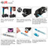 JRready ST6385-16-50 MiniSeal Crimp Splices, 50 Sets Blue Butt Splice Connectors for Wire-to-Wire Splicing