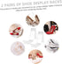 2pairs MAGICLULU High Heels Display Stand Shoe Rack for Mall Wall-Mounted Storage Holder