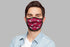 Fabrique Innovations 100% NCAA Arkansas Razorbacks, Cotton, Double Layer, Washable & Reusable, Non-Medical Face Mask