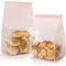 Funcoo 50 pcs Bakery Bags with Window, 6.3'' x 5.1'' x 10.2''