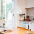 White Plastic Lamp Shade Dome Cover PP Material Replacement Pendant Ceiling Lampshade for Torchiere Floor Lamp Light