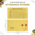 Church Offering Envelopes for Tithes and Offering, Swanson Christian Products (10, ATTENDANCE AND OFFERING)