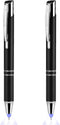 Penyeah Pen with Light, LED Lighted Tip Pen for Writing in the Dark, 2 Pack with Refills - Blue