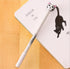 Cute Cat Gel Pens Set, Fun Kawaii Animal Black Ink Pens for Kids, Office, School Supplies, 12 Styles