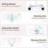 5 Retail Display Racks Tier Spinning Display Stand, Movable Shop Spinner Rack with Hooks, Retail Display Stand