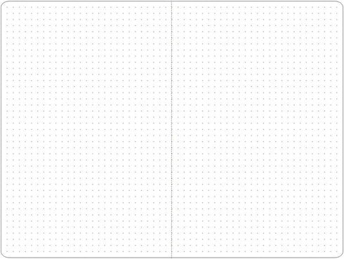Large Dot Grid Notebook Journals Bulk, 12 Pack, 60 Pages, 8.5x11 inch, Composition Diary for Students and Office