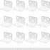 bociloy 12PCS 36x26x26mm Metal Corner Braces, 90 Degree L-Shaped Support Brackets, 6 Holes