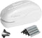 Electric Stapler with 2000 Staples and 1 Staple Remover, 25 Sheet Capacity, AC Adapter or Battery Powered (White)