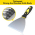5Pcs Putty Knife Set, 1" 2" 3" 4" 5" Scraper Tool, No Rusting, Perfect for Repairing Drywall and Removing Wallpaper