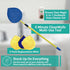 CHOMP! Scouring Pads Refill Pack: 5 Minute CleanWalls 2 pak Bathroom Shower Tile Glass Fiberglass Soap Scum Hardwater Stains Calcium