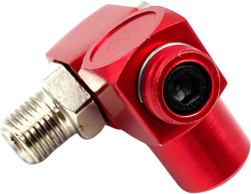 2Pcs Air Compressor Fittings, 1/4 Inch NPT 360 Degree Swivel for Pneumatic Tool