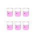 6pcs 200ml Upgraded Thick Glass Beakers, Griffin Low Form Beaker Set with Double Scale