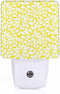 Jahiona LED Night Light Lamp with Smart Sensor Dusk to Dawn Sensor,Floral with