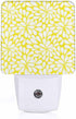 Jahiona LED Night Light Lamp with Smart Sensor Dusk to Dawn Sensor,Floral with