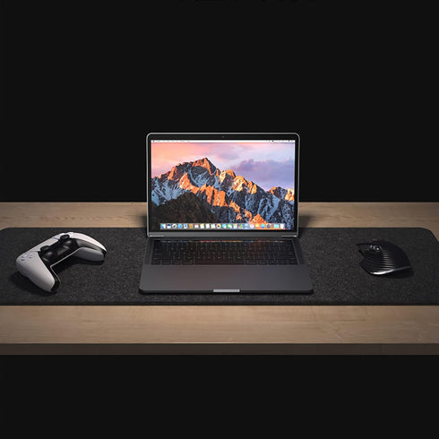 Desk(36x12Inches) Felt Desk Mat | Computer Mat for | Large Felt Mouse Pad and Keyboard Mat | Desk Protector for Office