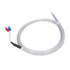 K Thermocouple, PTFE Thermocouple 1 Meter K Temperature Transducer Probe, Industrial Temperature Sensors