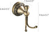 Antique Bronze Brass Bath Towel Hooks, Wall Mounted Bathroom Hardware Accessories,Pattern Carving Design by PEONYBATH
