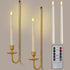 Tessco for you Metal Wall Mount Candle Sconces with 9.6" LED Flameless