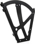 4pcs 26x20cm Shoes Cabinet Hinges Shoe Rack Hinge Black ABS Shoe Drawer Hinge Shoe Flip Frame Rack Shoe Turning Rack