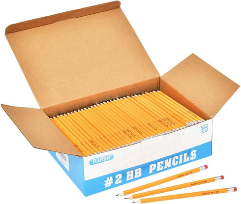 Wood-Cased #2 HB Pencils, Pre-sharpened, 360 Count Bulk Pack