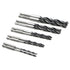 JIUWU Hex Handle Three Point Wood Drill Bit Set, High-Carbon Steel Brad-Point Tip for Woodworking, 2 Sets