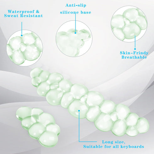 Gel Cloud Keyboard and Mouse Wrist Rest, Cute Wrist Support and Arm Support Keyboard Rest for Keyboard and Mouse Typing