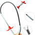 Plumbing Grabber Sink Grabber Flexible Claw Pickup Tool for Litter Pick, Drains, Home Sink, Toilet & Clean Dryer Vents