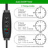 YGS-Tech LED Black Light, 3 9 12H Timer, 10 Dimmable Levels UV Light, Dual Head 54LEDs Blacklight for Glow in The Dark