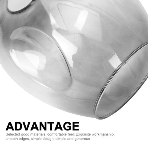 6.29X5.90X5.90 Inch DOITOOL Glass Lampshade Replacement Clear Lamp Shade for Floor Table Wall Lights Versatile Simple