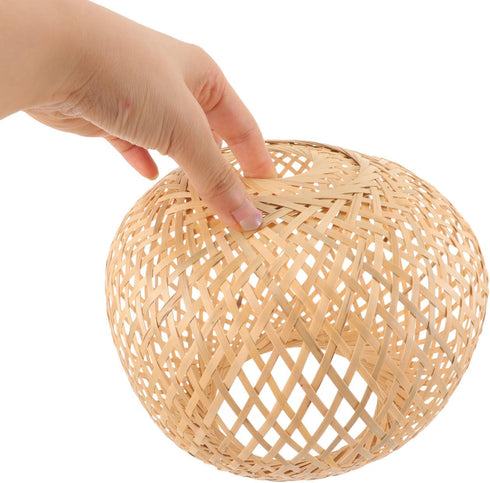 Vintage Bamboo Hanging Chandelier Lamp Shade