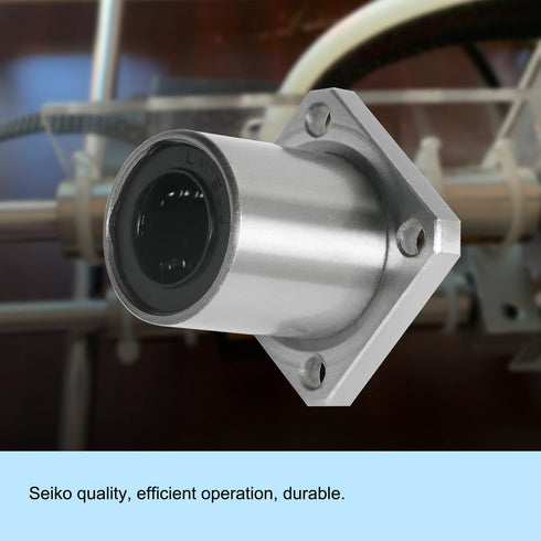 Aopin LMK20UU Square Flange Linear Motion Ball Bearing, ID 20mm, OD 32mm for CNC, 3D Printer, Linear Rail Guide