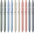 FIOVER Gel Pens, 10pcs 0.5mm Black Ink Quick Dry Fine Point Writing Pens for School Office Home
