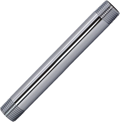Westbrass D12106-26 ½” x 6" IPS Brass Pipe Nipple, Polished Chrome