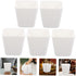 5pcs Cabilock Wall-mounted Hanging Cup Holder Sturdy Plastic Storage Baskets for Rolling Cart Versatile Utility